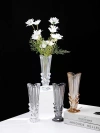 Sasaki small vase, glass vase, crystal glass vase, home decoration creative handicrafts details Picture